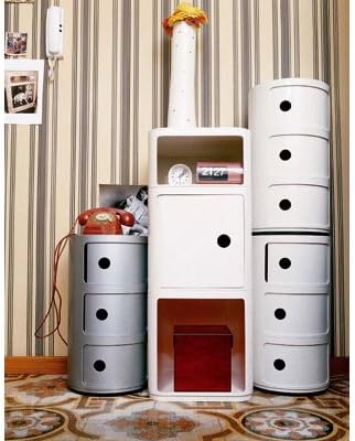 Kartell 496709 Container Componibili schwarz Modern Schwarz, Modern Schwarz