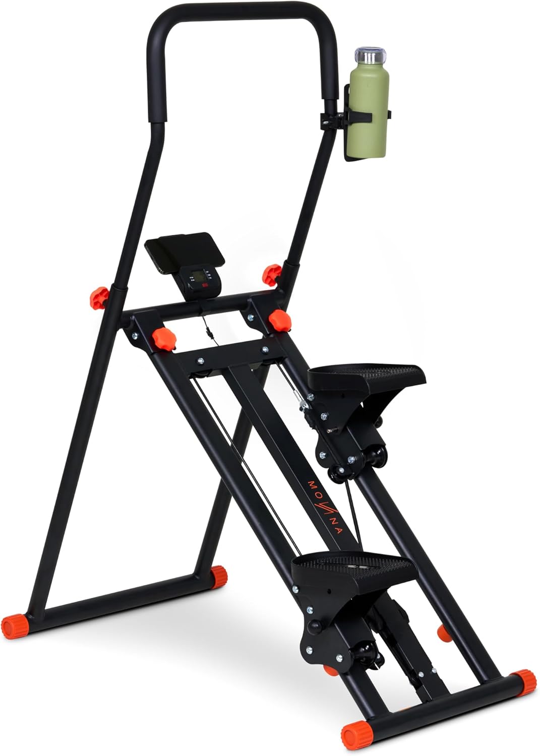Stairmaster für Zuhause – Movana Treppensteiger Fitnessgerät mit 3 Schwierigkeitsstufen, Testsieger,