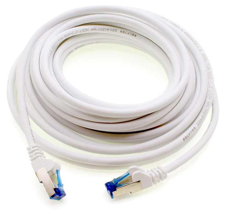 1aTTack.de Patchkabel – 10X 5m Ethernet, Netzwerk, LAN Kabel CAT6a (für Gigabit Netzwerke, Router, S