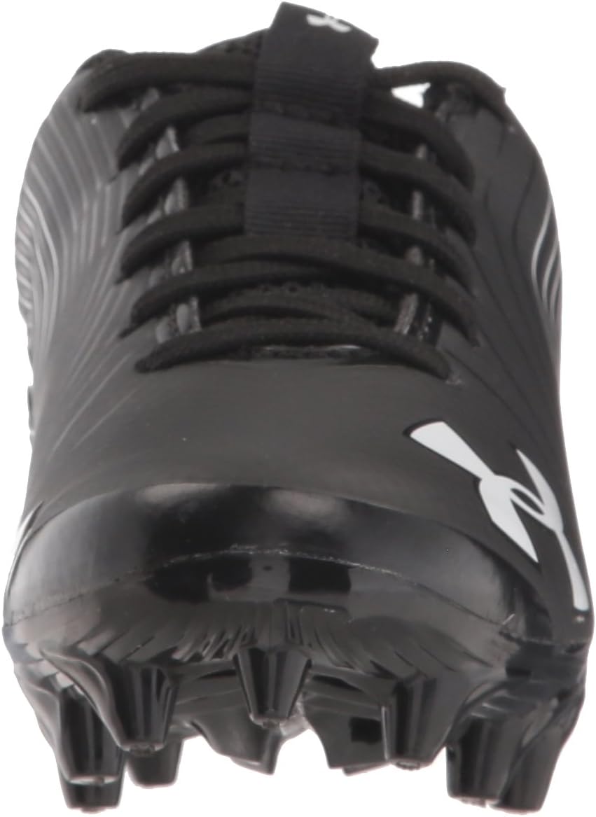 Under Armour Speed Phantom JR American Football Rasenschuhe, Jugend 5 US Schwarz Weiss, 5 US Schwarz