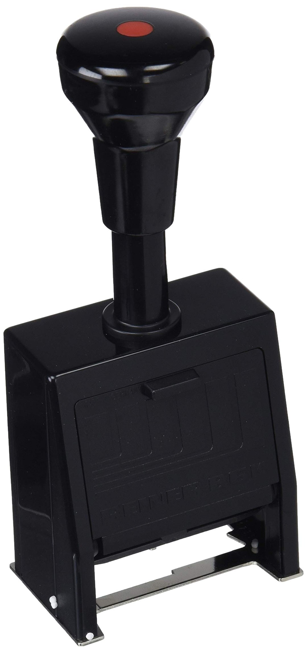 REINER Reiner Paginierstempel B6K Block 4,5 Kunststoff Blockschr, REIB6K45, 23 x 5 mm, Schwarz
