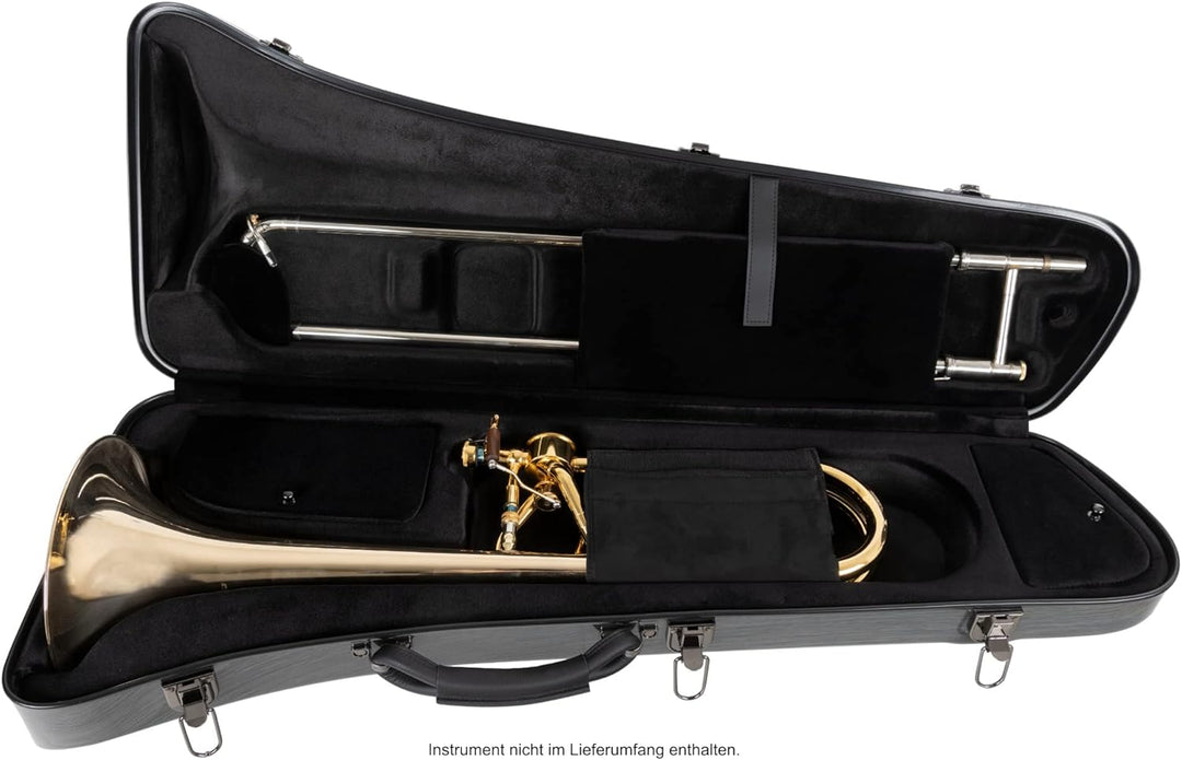 Lechgold Deluxe Koffer für Posaune (Tenor) - Stabiles Formetui für alle gängigen Tenorposaunen - The