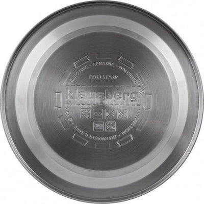 Flötenkessel Wasserkessel Edelstahl Inox Marmorbeschichtung 3.0L Klausberg KB-7259