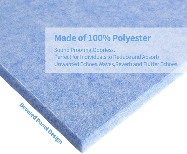 Rdutuok 12 Stück Akustik Panel,30x26x1cm Hexagon Akustik Absorber Schallschutzplatten Akustikpaneele