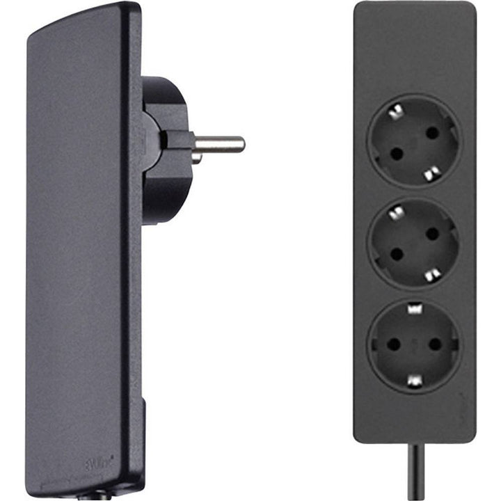 Schulte 151000156100 Evoline Plug Schukostecker schwarz