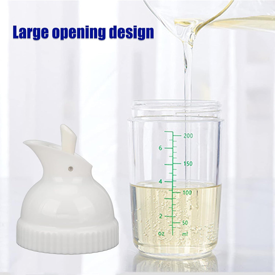 CCYLEZ Salat-Dressing-Shaker, 200 ml Salat-Dressing-Glas mit Deckel, Gute Griffe für die Küche, verh