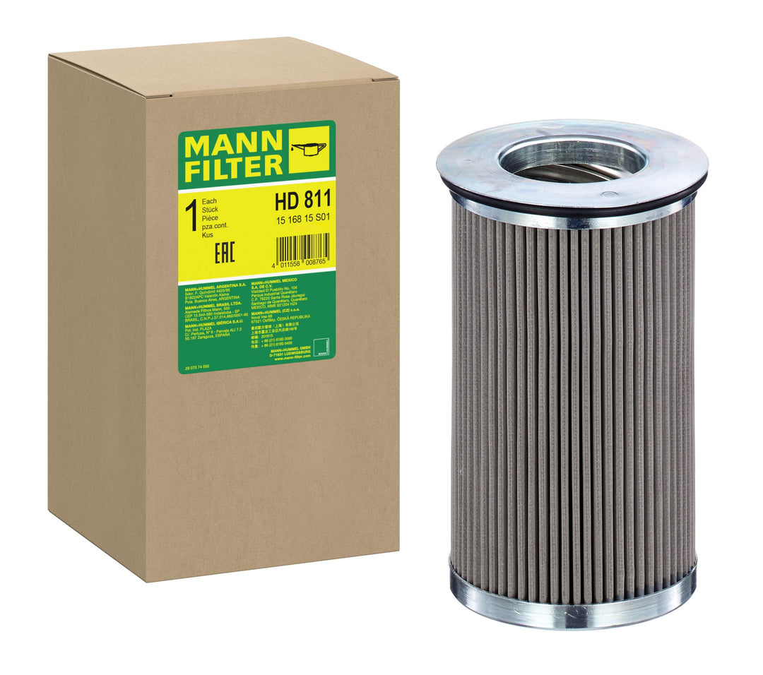 MANN-FILTER HD 811 x Ölfilter – Ölfilter Satz mit Dichtung / Dichtungssatz – Für Nutzfahrzeuge