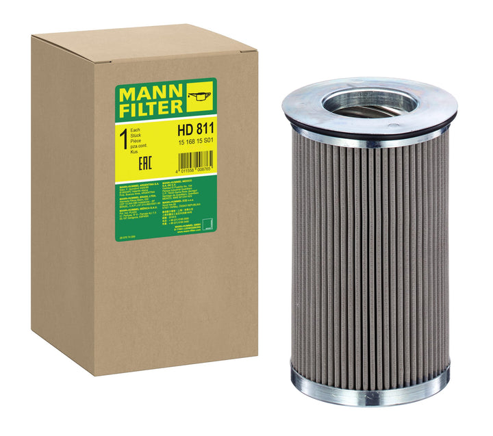 MANN-FILTER HD 811 x Ölfilter – Ölfilter Satz mit Dichtung / Dichtungssatz – Für Nutzfahrzeuge