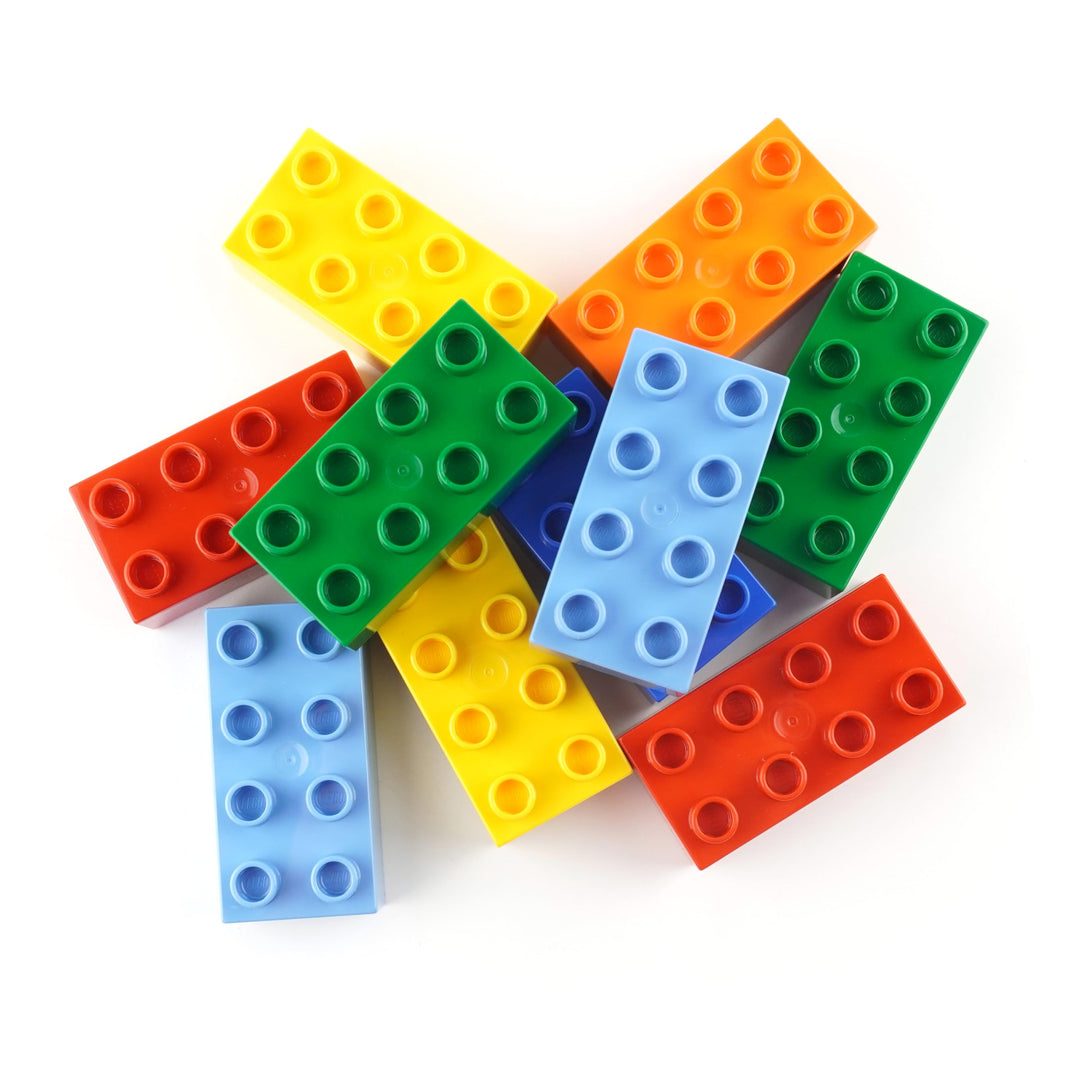 LEGO® DUPLO® 2x4 Bausteine bunt gemischt - 10 Stück - Bausteine für kreatives Bauen