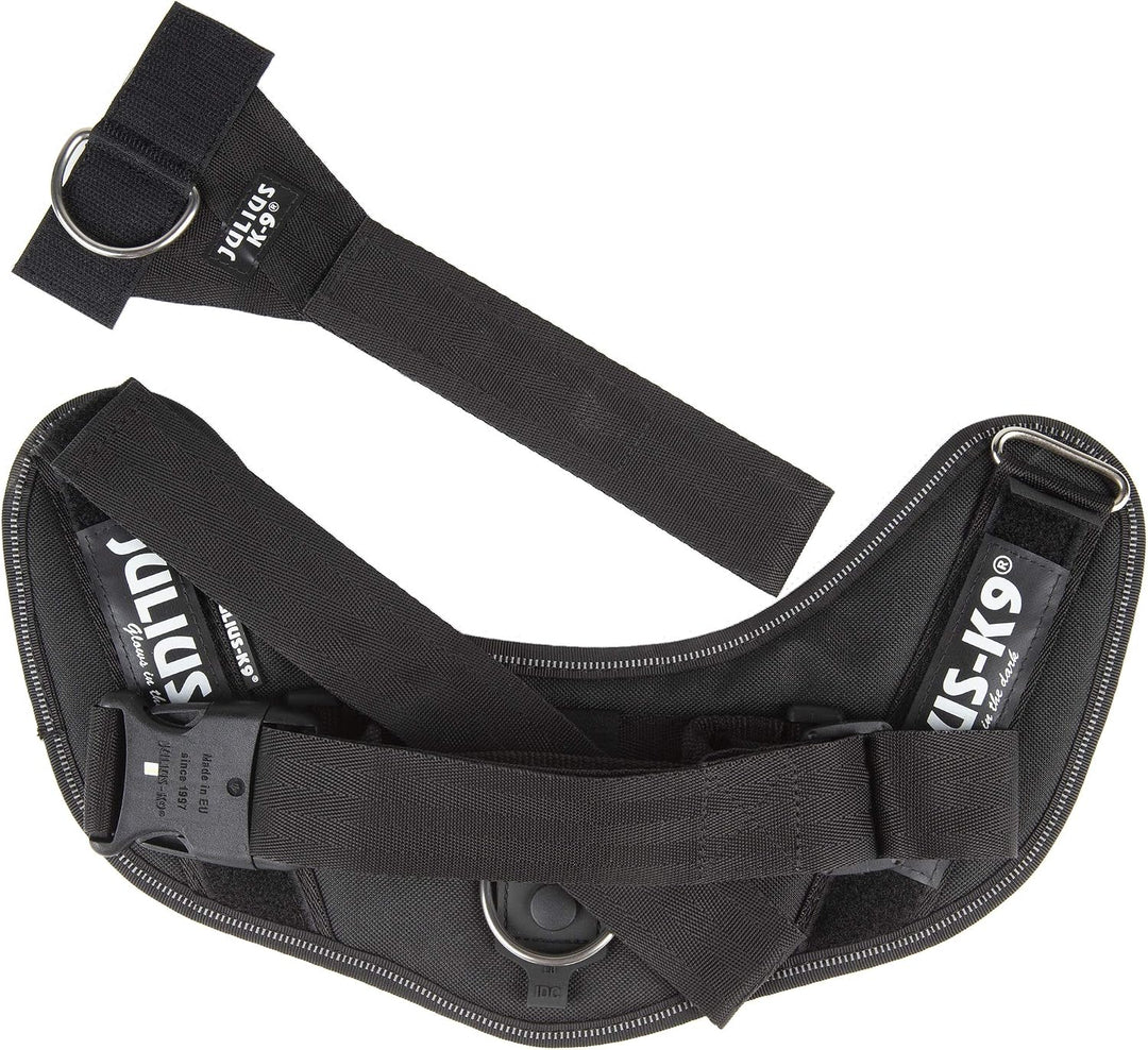 Julius-K9 16IDC-PBGHS-0 IDC Powergeschirr, Hundegeschirr mit Front Control Y-Gurt, Grösse M/0, Schwa