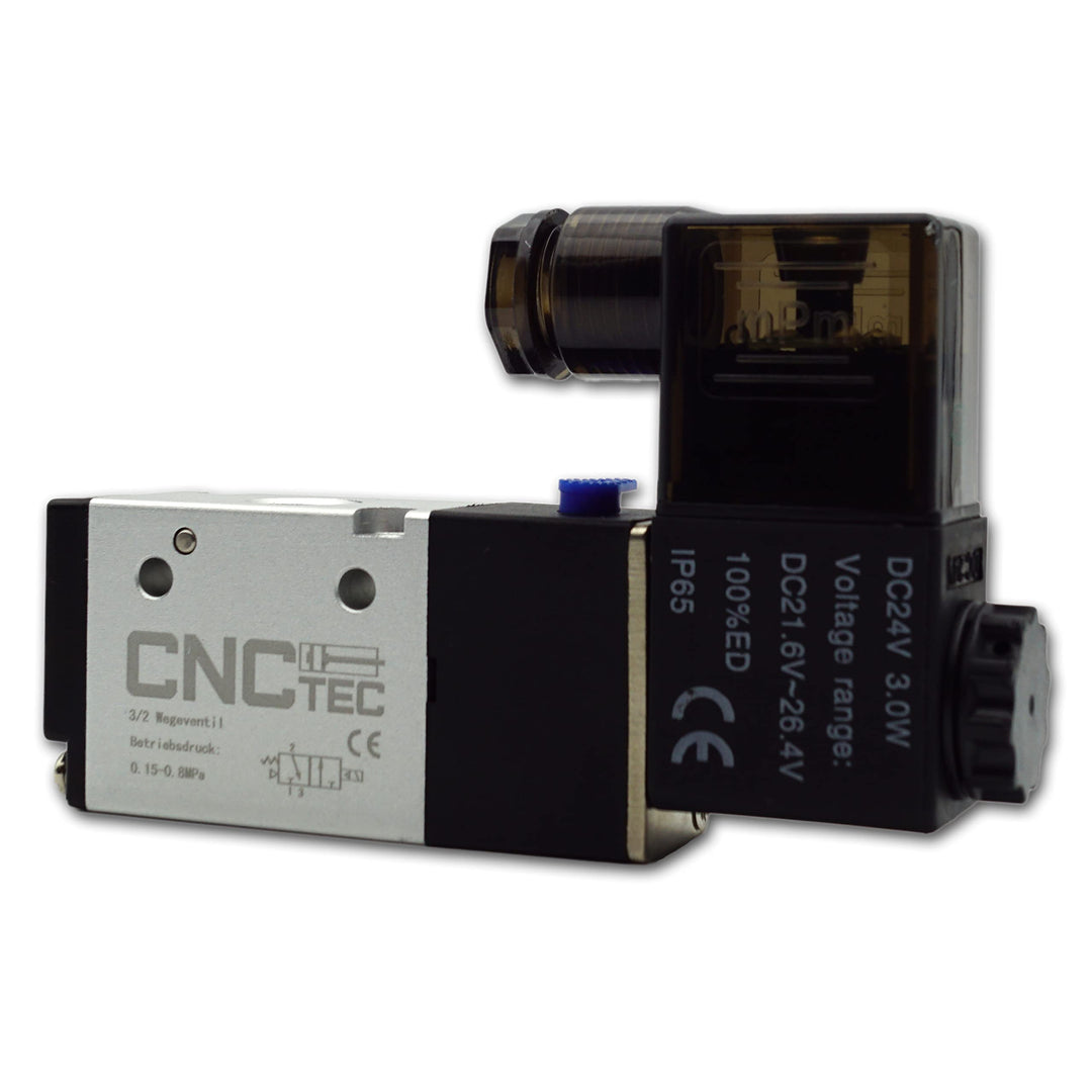 Pneumatik-Ventil 3/2 Wege Magnet-Ventil 1/4" 230 Volt AC (3/2 Wege 1/4" 230 Volt AC) 3/2 Wege 1/4 23