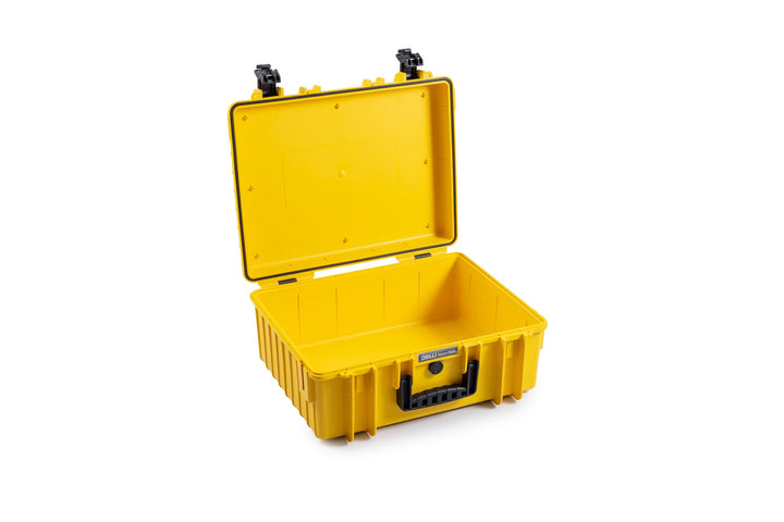 B&amp;W International Mehrzweckkoffer Outdoor 6000 (PP.326) Gelb – Leerkoffer – wasserdicht (IP67), stau