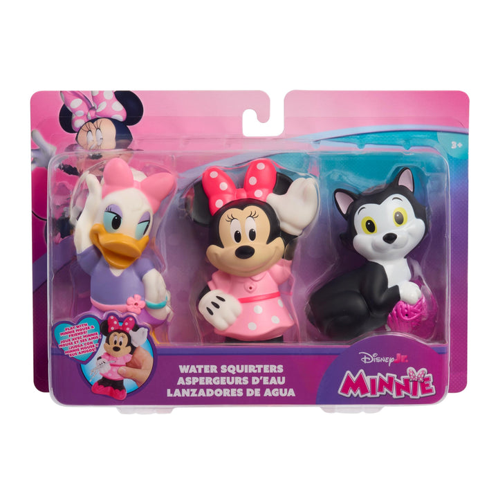 Just Play Disney Junior Minnie Mouse Wasser Spielzeug mit Spritzfunktion 3er Set Minnie, Daisy und F