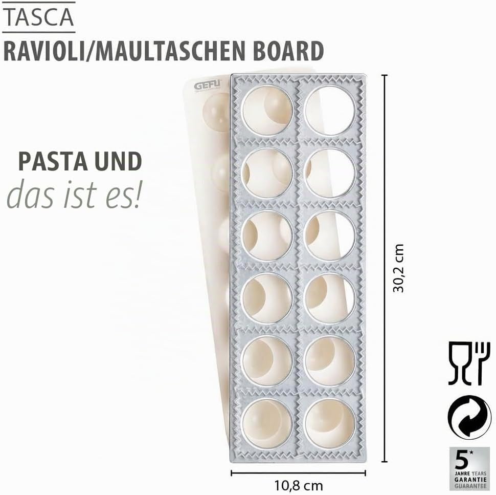 Gefu 28440 Ravioli/Maultaschenbrett Tasca, 3Tlg.