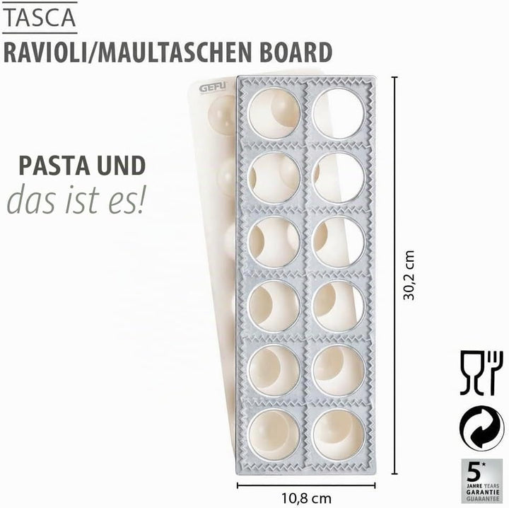 Gefu 28440 Ravioli/Maultaschenbrett Tasca, 3Tlg.