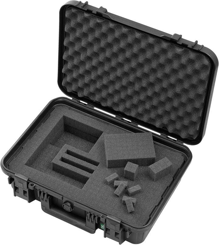 TOMcase Laptop Koffer 11–15 Zoll wasserdicht IP65 - ECO Schutzkoffer | Koffer für Notebook Tablet un