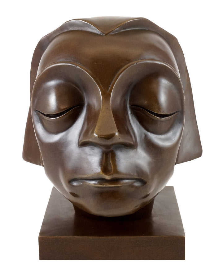 Kunst & Ambiente - Bronzefigur - Kopf des Güstrower Ehrenmals 1927 - Ernst Barlach - Limitiert - Bar