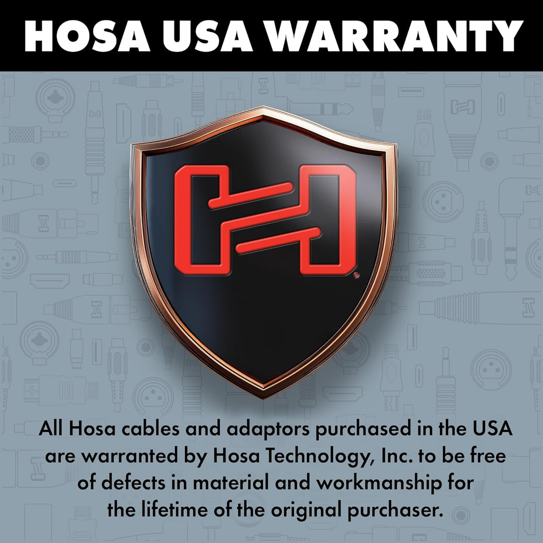 Hosa HMIC-050, Pro Microphone Cable, REAN XLR3F to XLR3M, 50 ft 50 Feet, 50 Feet