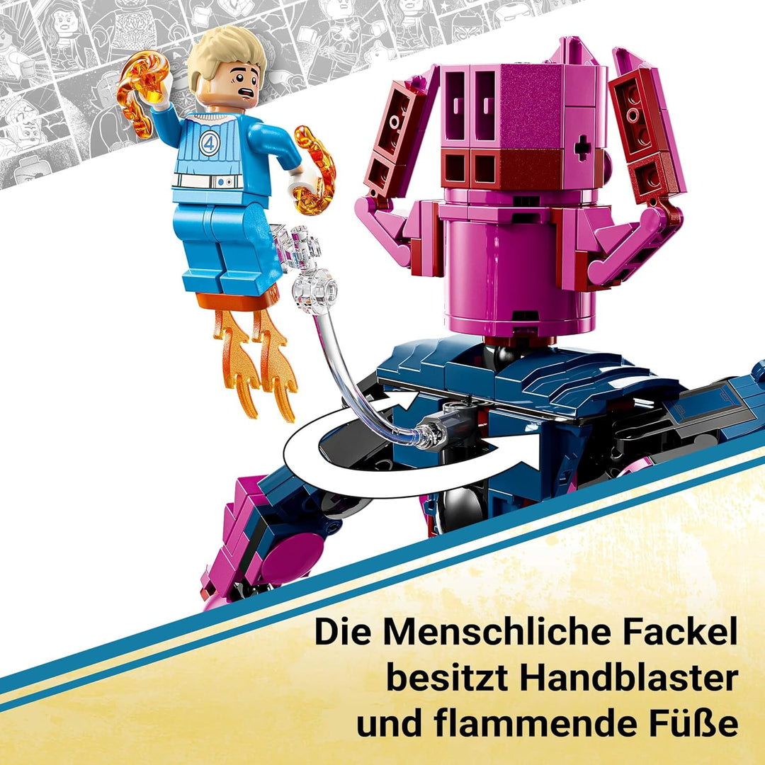 LEGO ǀ Marvel Fantastic Four vs. Galactus Baufigur - Bauset mit Superhelden - Spielset mit The Thing