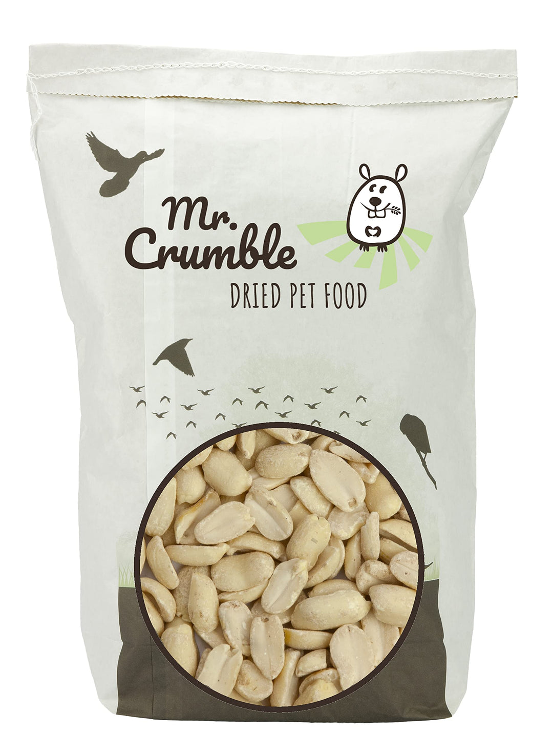 Erdnüsse Vogelfutter, blanchiert & halbiert, ohne Haut 25 kg 25.00 kg (1er Pack), 25.00 kg (1er Pack