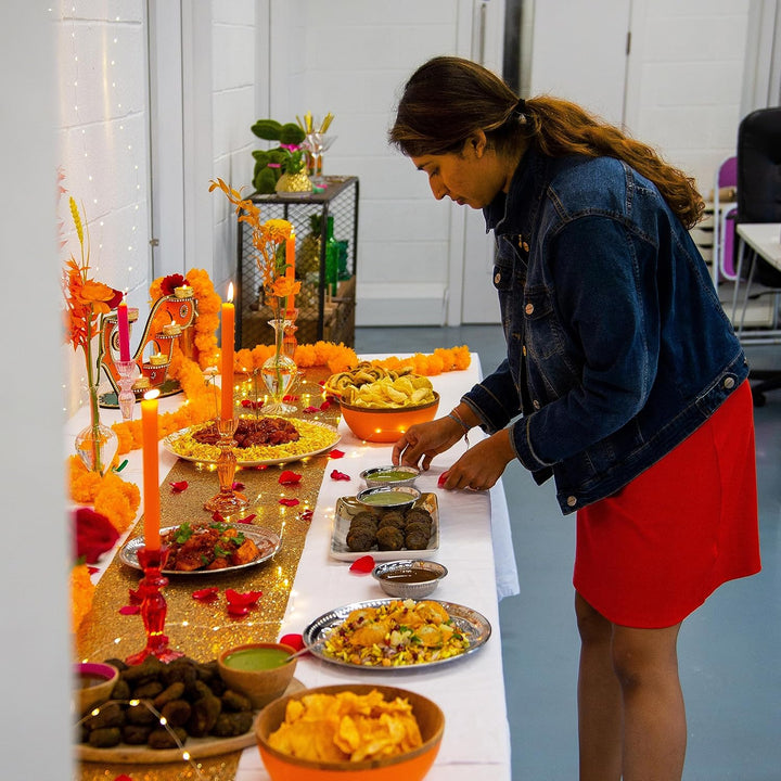 Talking Tables 3m Diwali Party-Dekoration - Wiederverwendbare Wimpelkette für Bunte Feste, ideal für