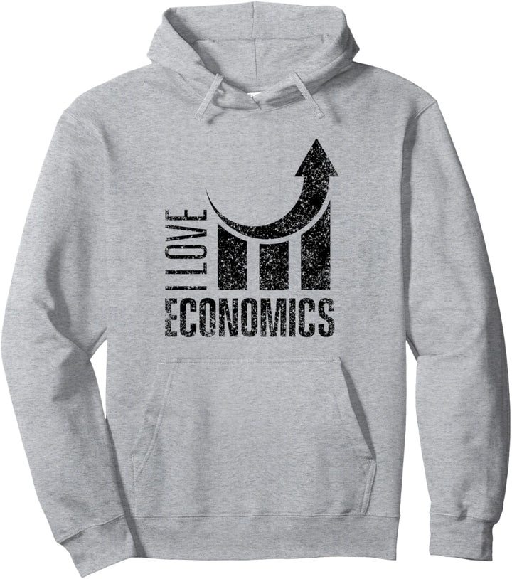 I love economics Makro Micro Economist Economy Pullover Hoodie