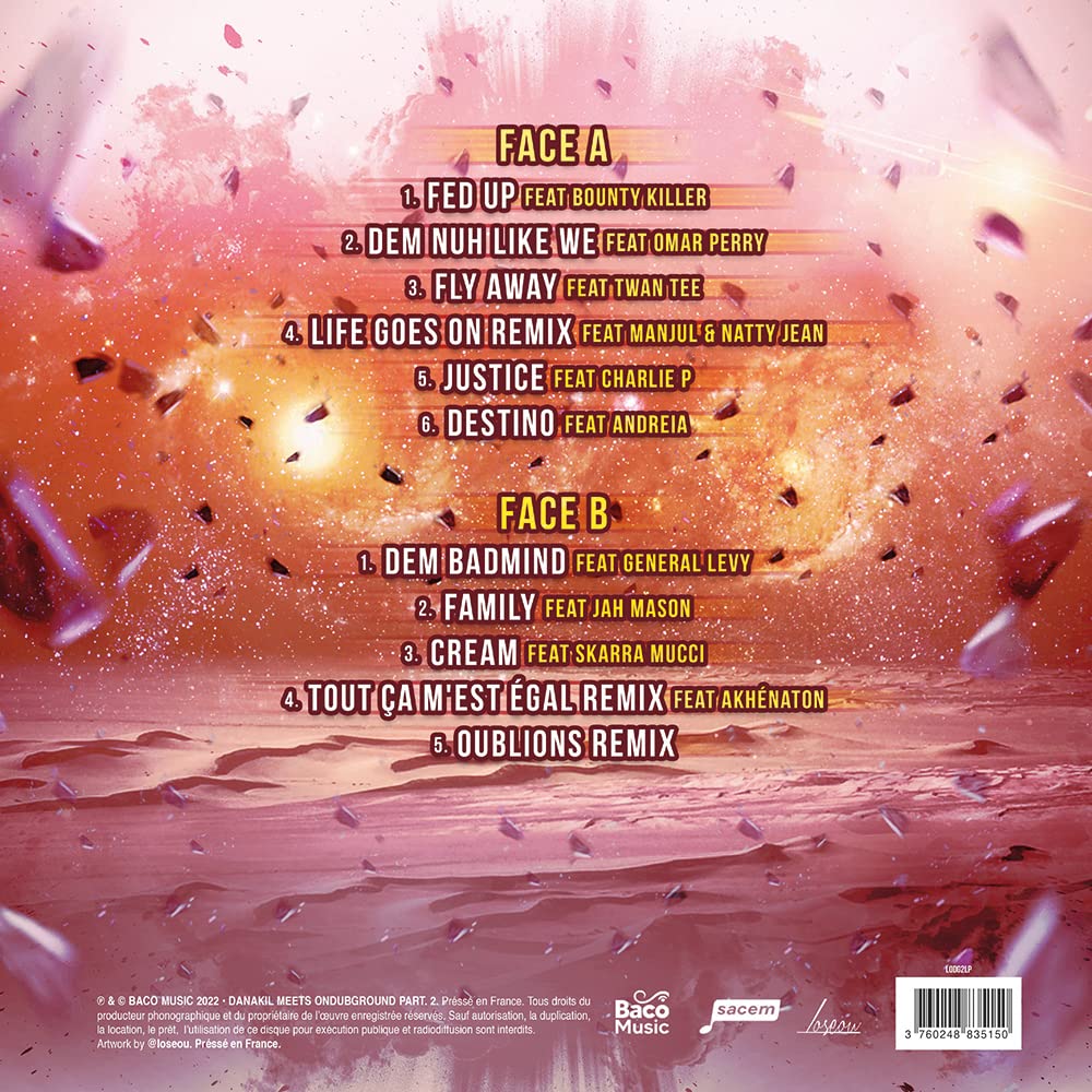 Danakil Meets OnDubGround Pt. 2, Vinyl