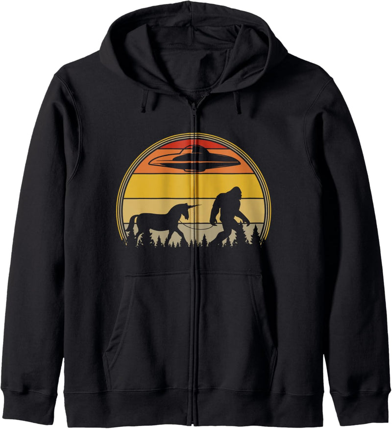 Einhörner, Ausserirdische, UFOs, Bigfoot Kapuzenjacke