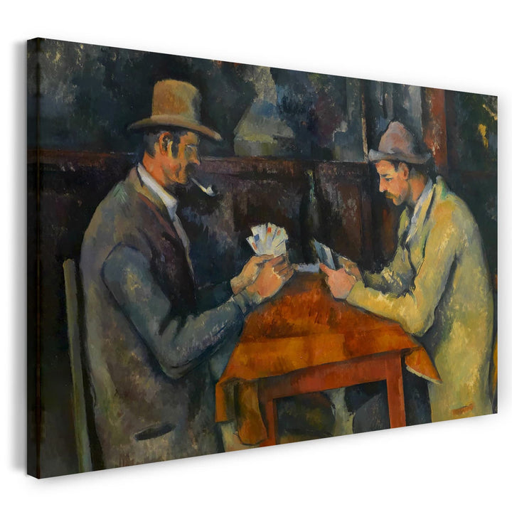 Printed Paintings Leinwand (80x60cm): Paul Cézanne - Die Kartenspieler 80x60 cm, 80x60 cm
