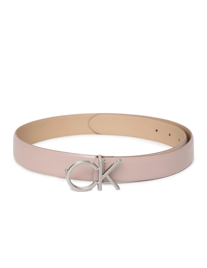 Calvin Klein Damen Re-Lock Ck Logo Belt 30Mm Gürtel 70 Grau (Shadow Gray), 70 Grau (Shadow Gray)