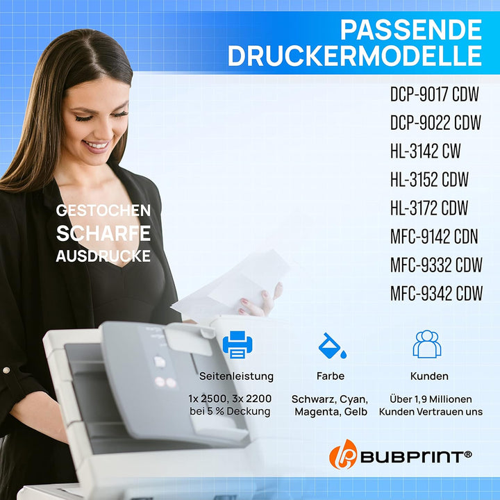 TN242 TN246 kompatibel als Ersatz für Toner Brother TN-242 TN-246 für DCP-9017CDW DCP-9022CDW HL-314