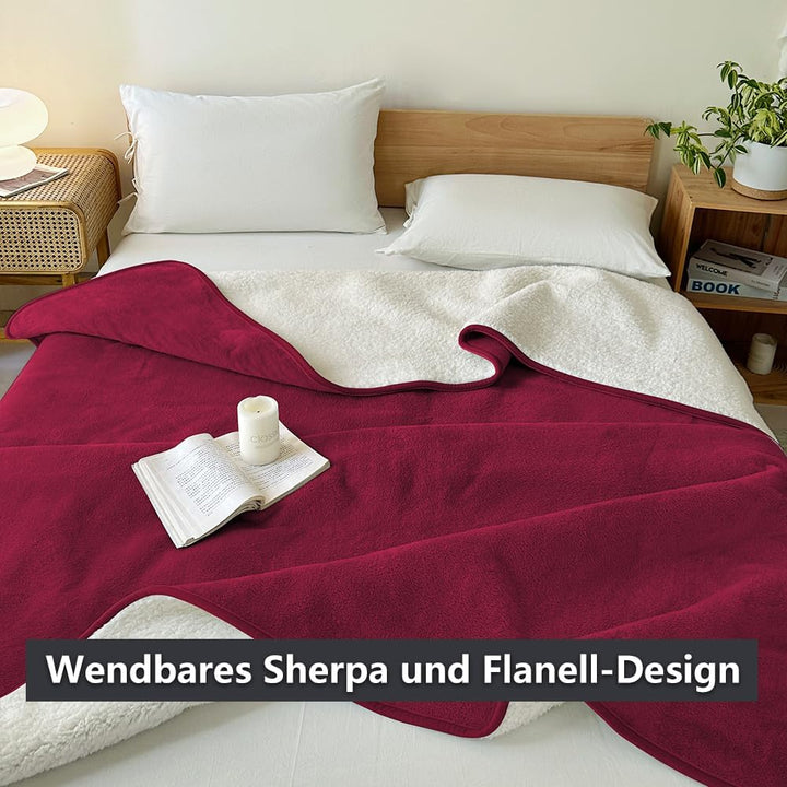NSNLGSGC wasserdichte Decke 152x203cm, Liebesdecke für Paare, Verliebte, Erwachsene und Kinder, wass