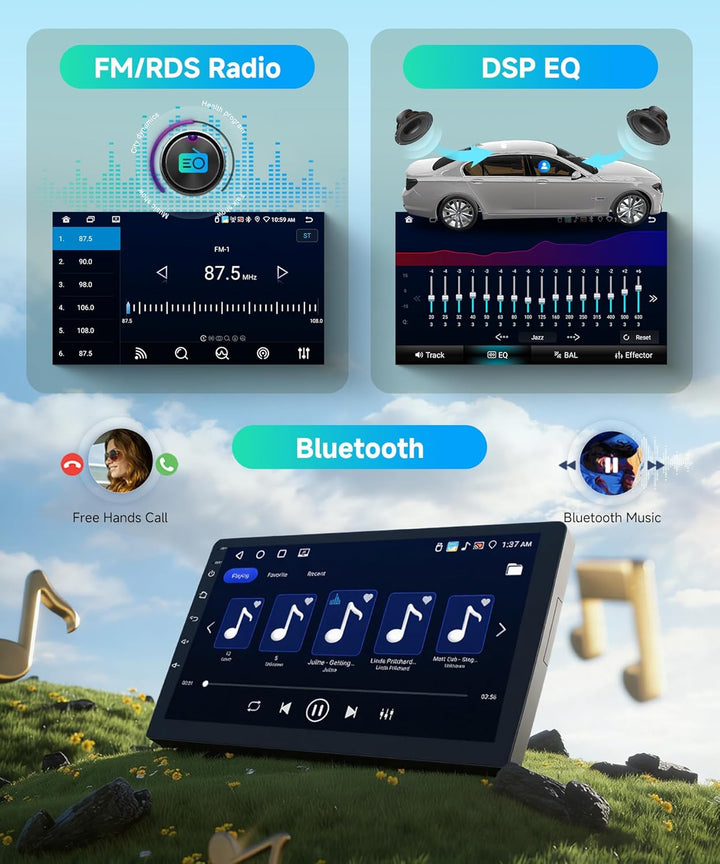 Rimoody 8 Core 6G+128G Android Autoradio für Toyota Avensis T27 2008-2015 Wireless Carplay Android A