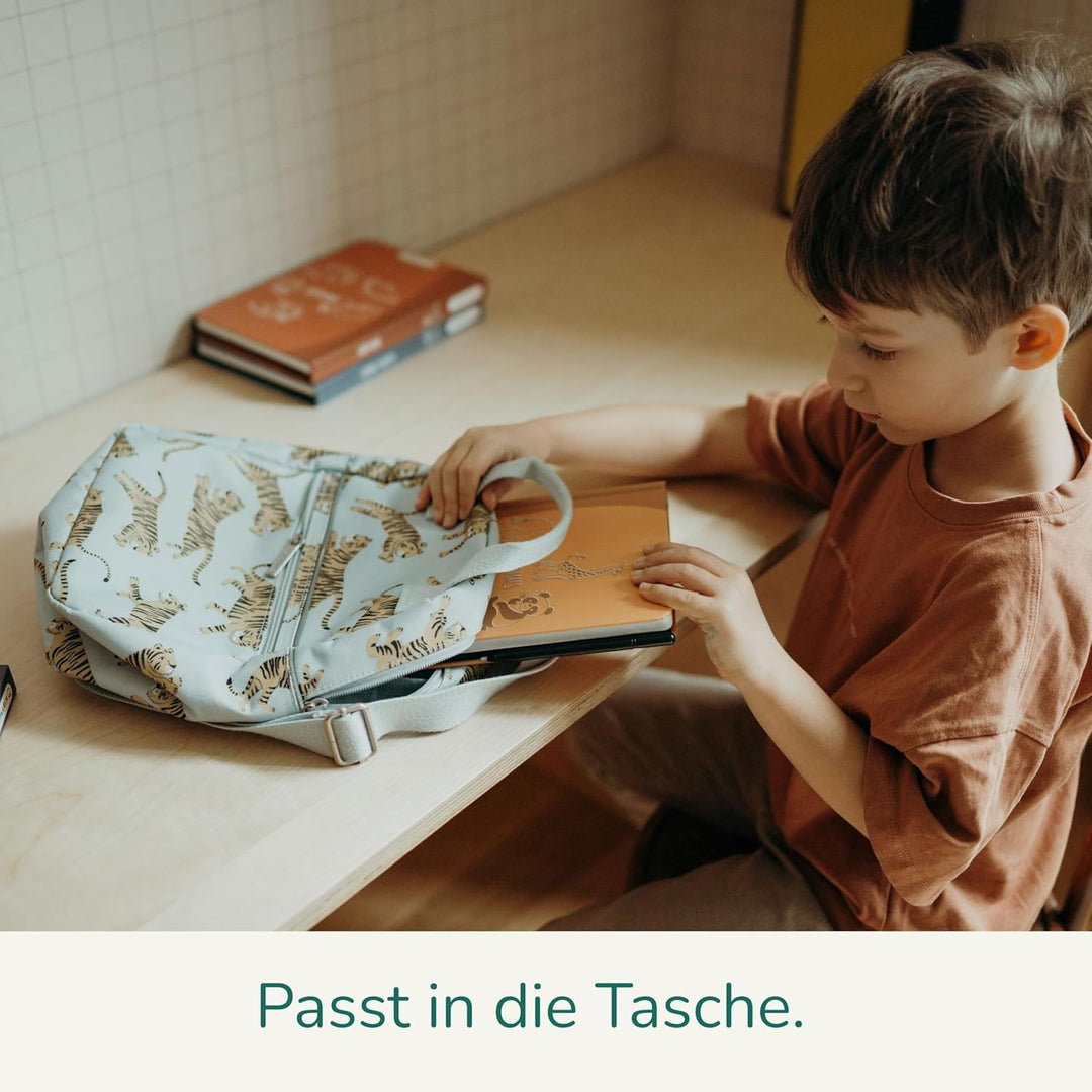 KIDYWOLF - Kidydraw Mini – Tiere der Welt – Zeichentablett für Kinder LCD 8,2 Zoll – magische Schief