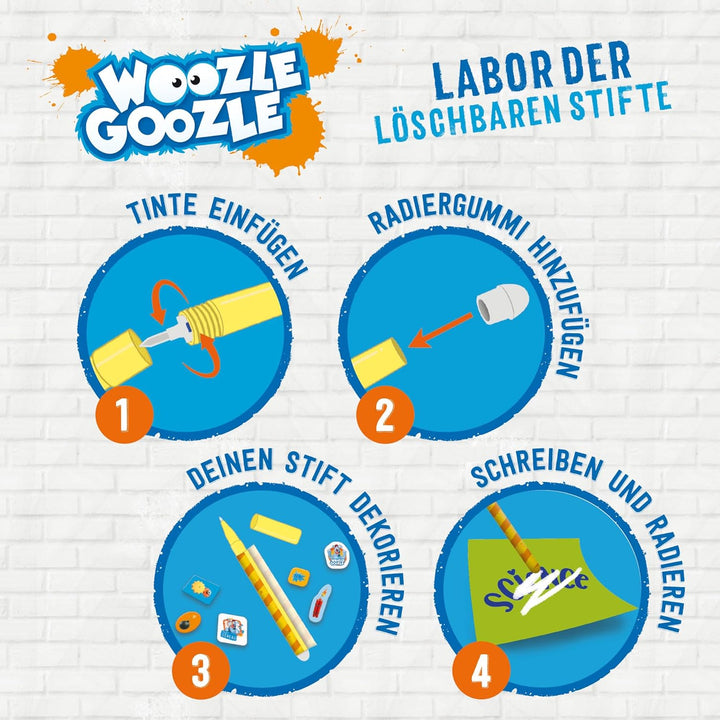 WOOZLE GOOZLE Labor der Löschbaren Stifte Radierstift-labor, Radierstift-labor