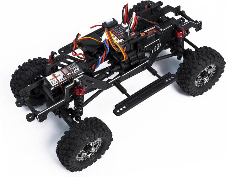 HOBBYPLUS CR18P EVO 2 Rock RC Crawler - 1/18 Mini RC Crawler mit Zwei-Gang-Getriebe, Ganzmetallgetri