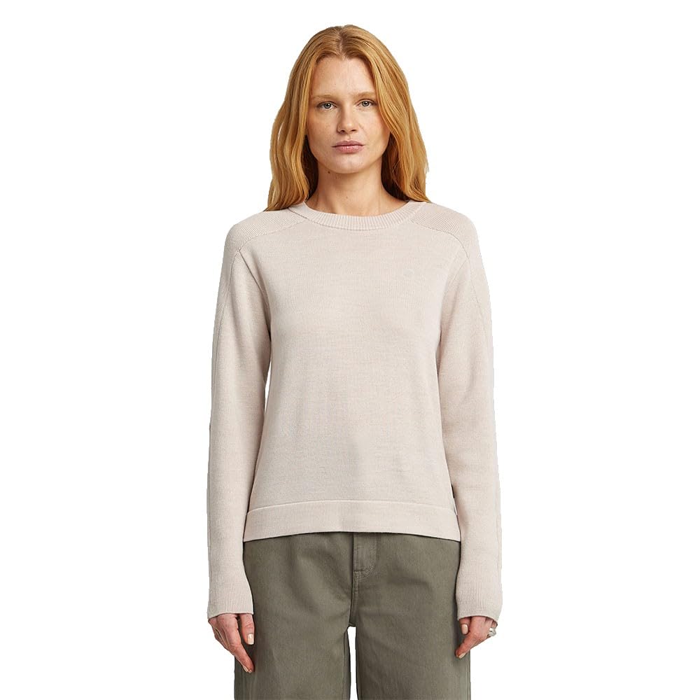 G-STAR Damen Core r Knit wmn XS Weiss (Whitebait D27712-b692-1603), XS Weiss (Whitebait D27712-b692-