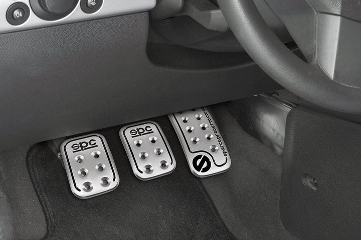 Walser 16959 Pedalset Sparco Racing 3 - teilig 150 ml, Chrom Aluminium Single, Aluminium Single