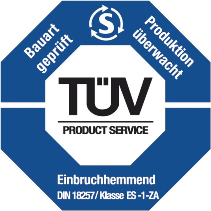 ABUS Tür-Schutzbeschlag KKZS700 F3 mit Zylinderschutz, 08964 Wechselgarnitur F3 Messing, Wechselgarn