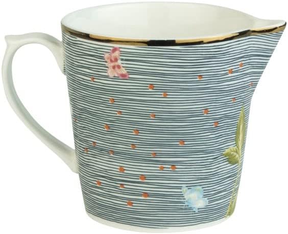 Laura Ashley Heritage Collectables Milkkan Midnight Nestripe 25 Cl. Porzellan Milkkan Midnight Nestr