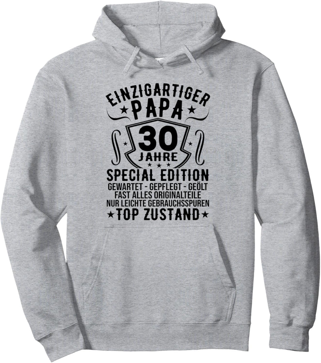 30er Geburtstag Mann Papa 30 Jahre 30 Geburtstag Männer Pullover Hoodie