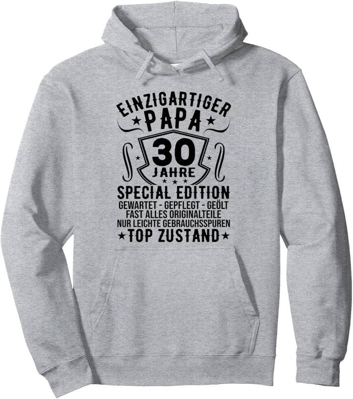 30er Geburtstag Mann Papa 30 Jahre 30 Geburtstag Männer Pullover Hoodie