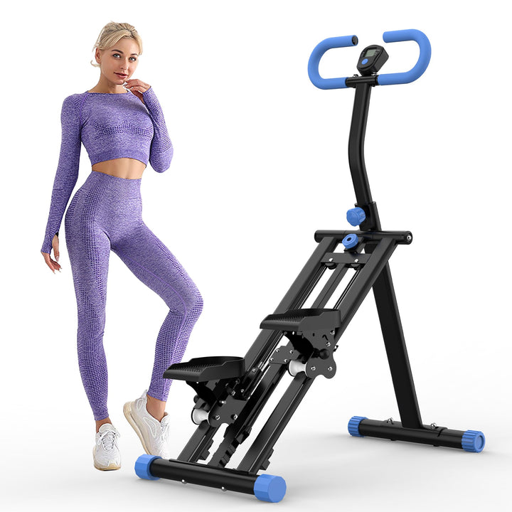 Stair Stepper Pro 2025, Treppenmeister für Zuhause mit 3 Stufen Widerstand, Foldbares Vertical Climb