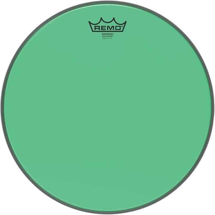 Remo Emperor Colortone Green Drum Head, 14" 14 Inches, 14 Inches