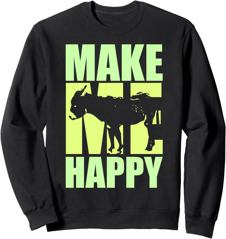 Eselchen Zwergesel Spruch Esel Sweatshirt