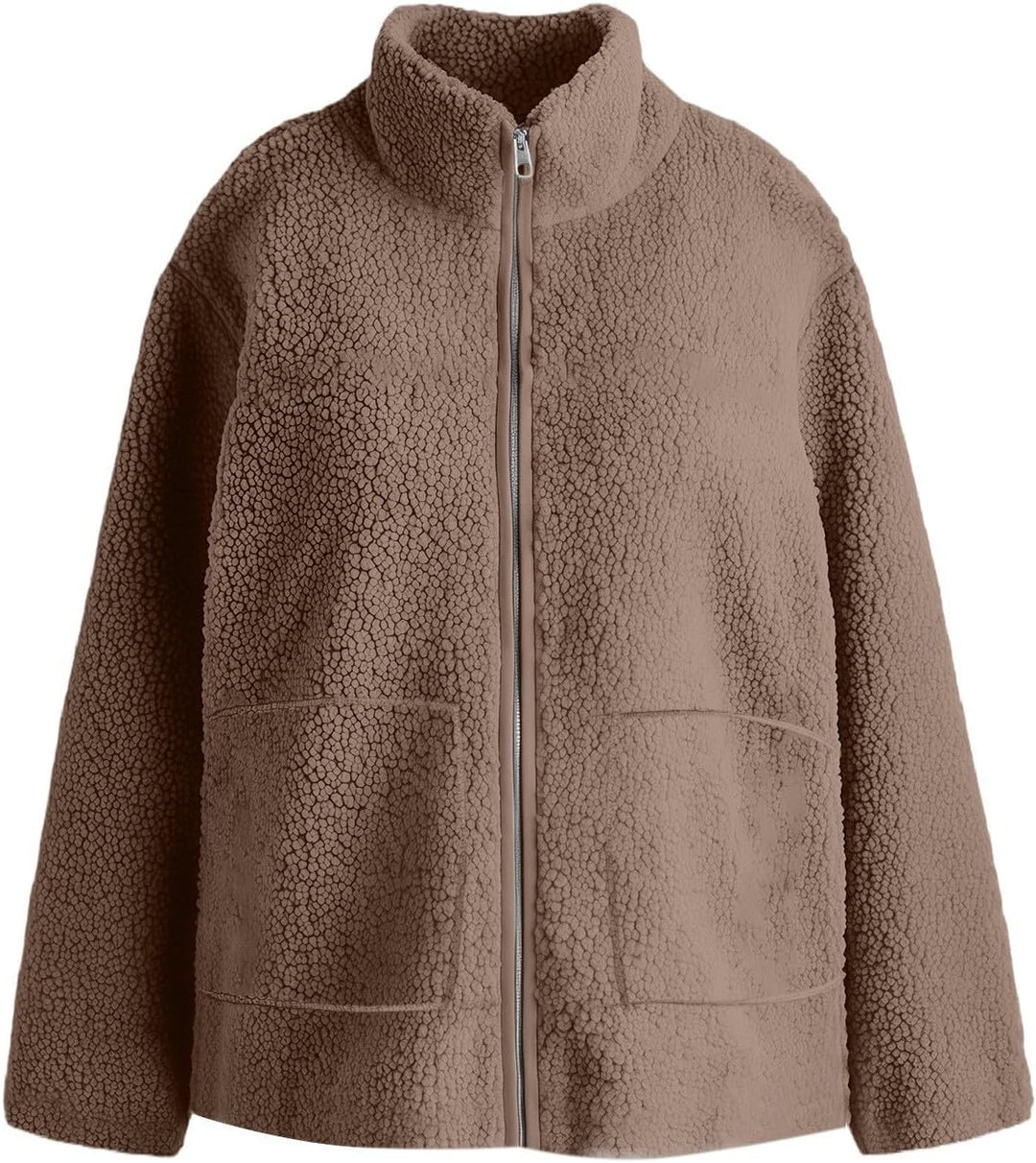SYDUZAX Umstandsjacke mit Babyeinsatz Warm Teddy Fleecejacke Umstands Baumwolljacke Winter Umstandsm