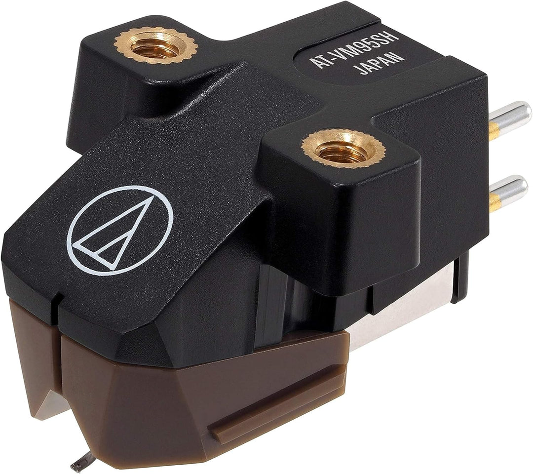 Audio-Technica Tonabnehmer at-VM 95 SH & Pro-Ject Clean it Karbonfaser Nadelbürste Bundle mit Nadelb