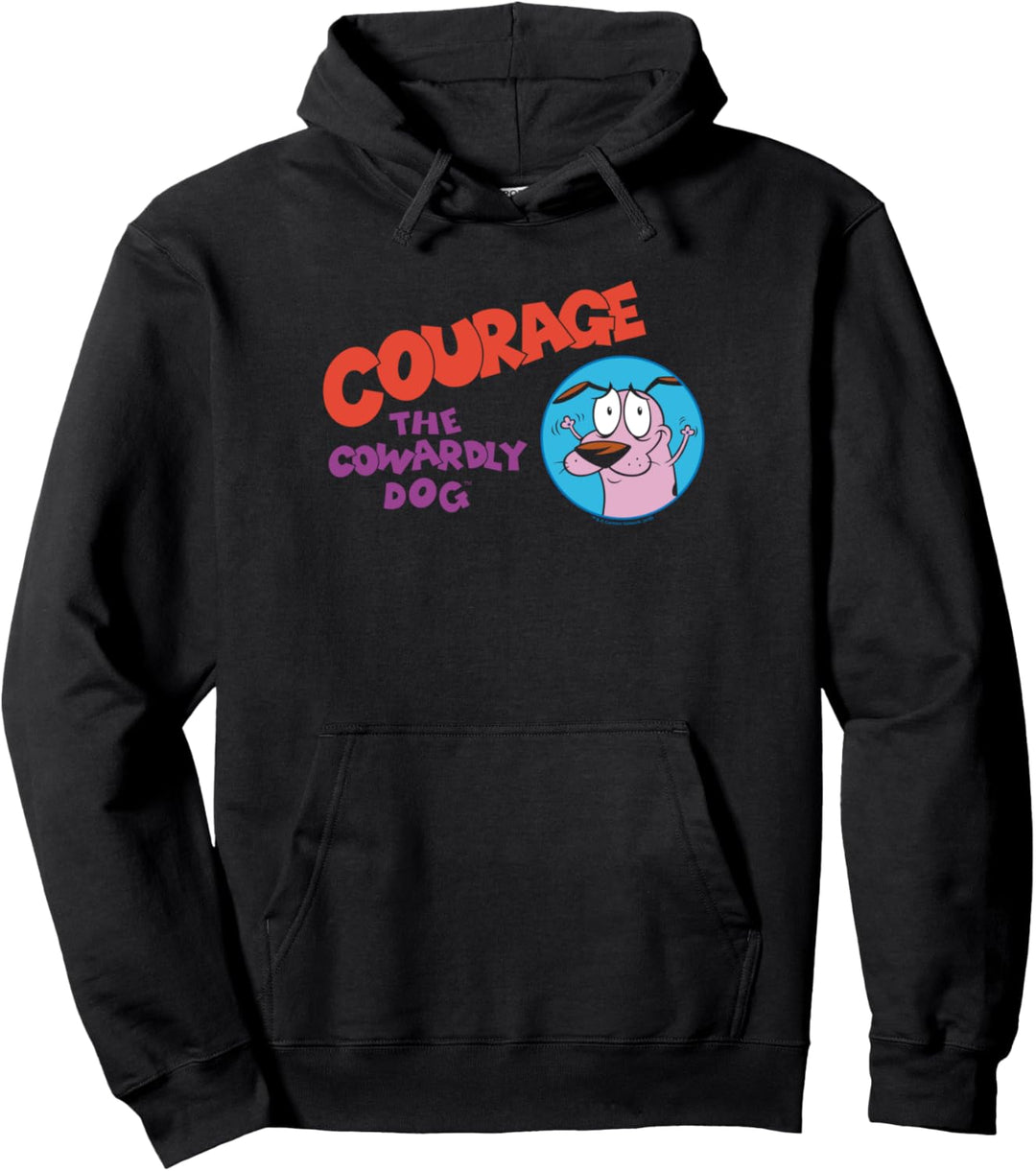 Courage the Cowardly Dog Logo Pullover Hoodie