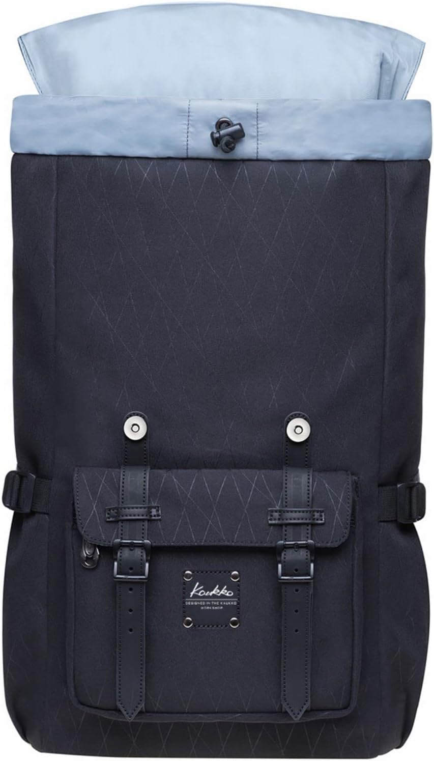 KAUKKO Rucksack Damen Herren Daypack mit Laptopfach für 14 Zoll Notebook für Freizeit Job Uni Reisen