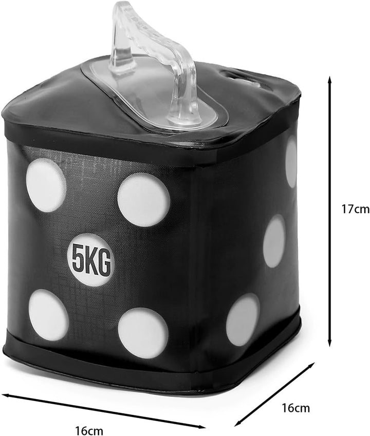 Verstellbares Reise-Kettlebell-Set, 5 kg, wassergefüllte Kettlebell für Kraft- und Rumpftraining, tr